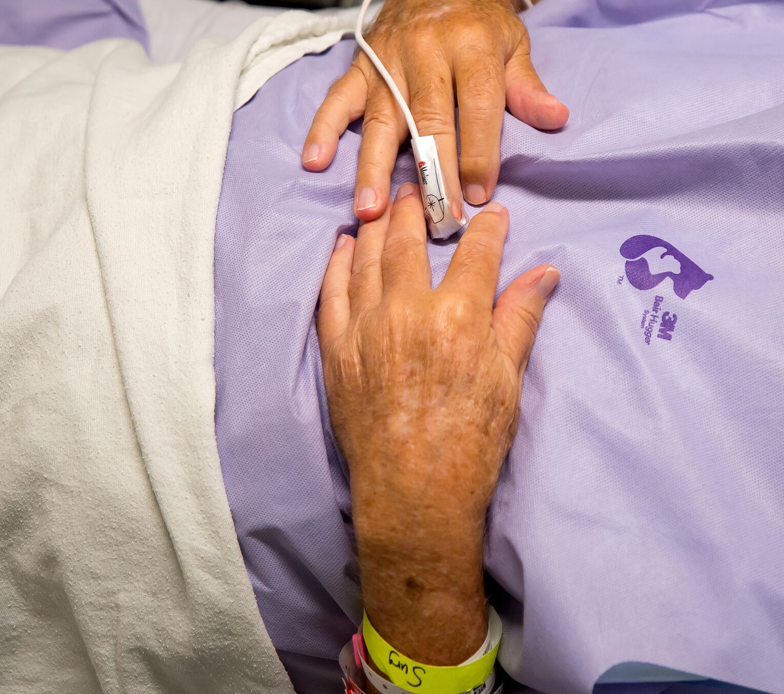 Kendrick Pittman and George Sallaberry getting prepped for surgery